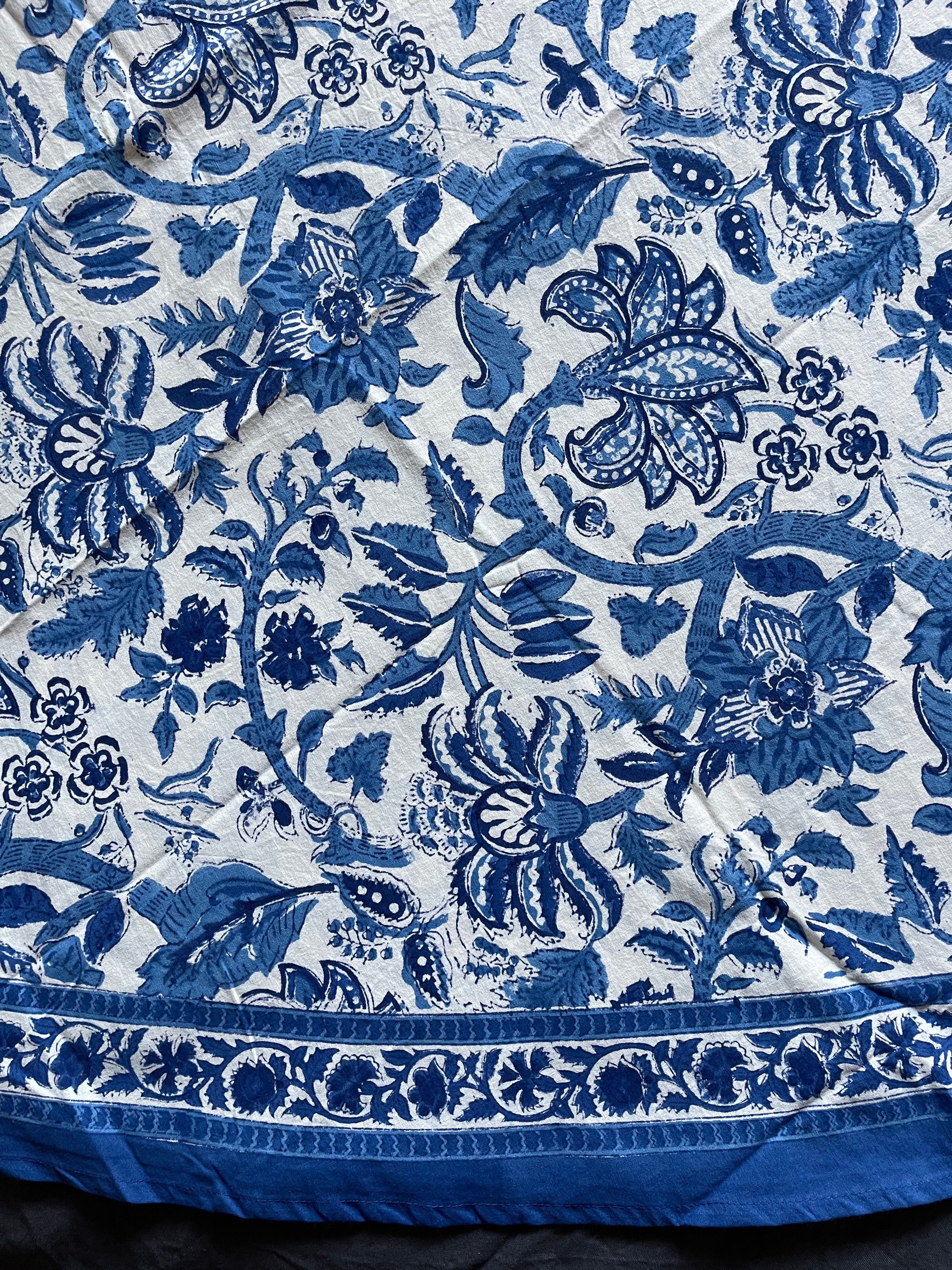 Tablecloth Round - French Blue