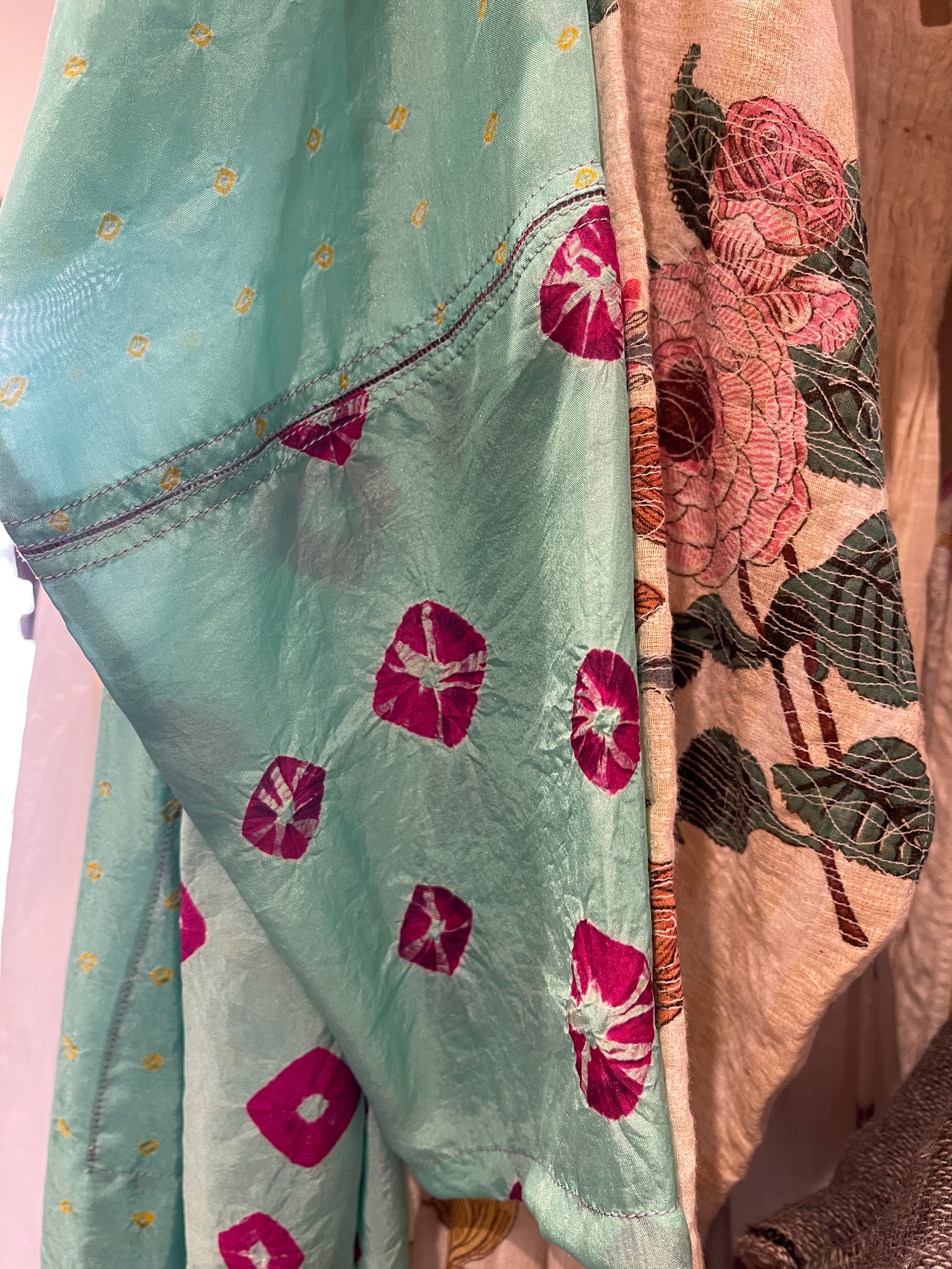 INJIRI JODHPUR 25 - Silk Bandhani Dress