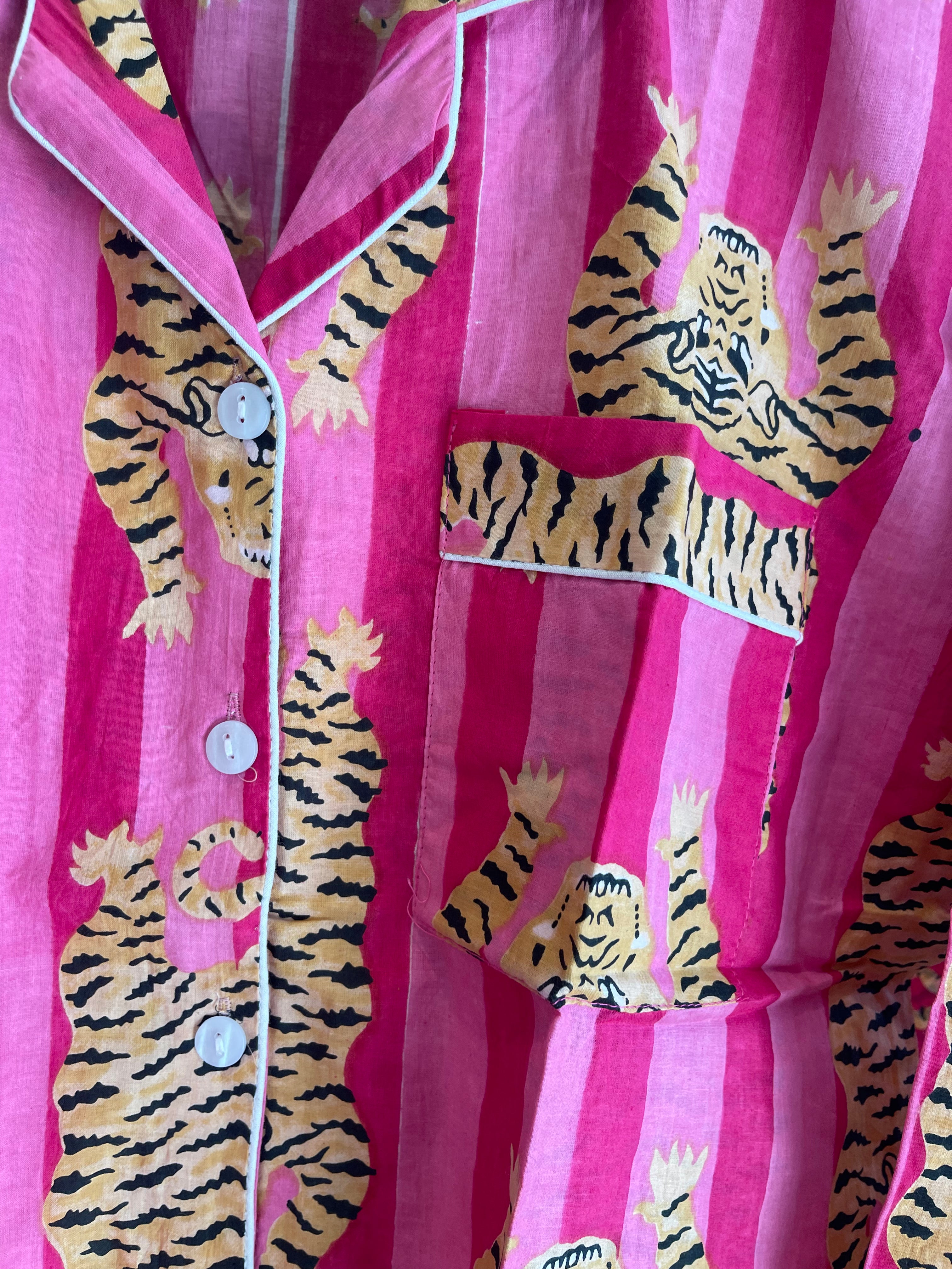 Pyjama - Tiger Pink Neon