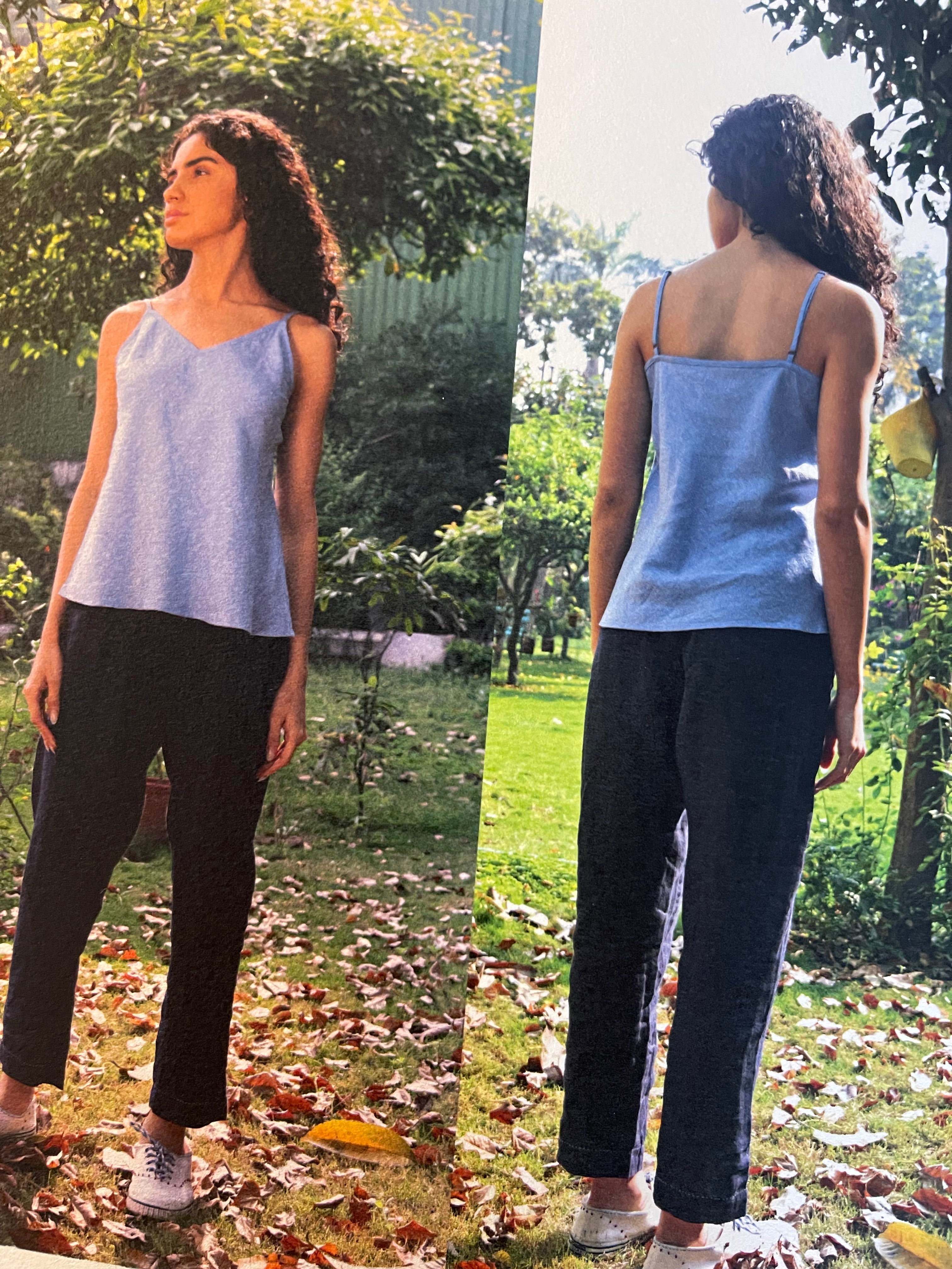 Camisole Linen - Summer Blue