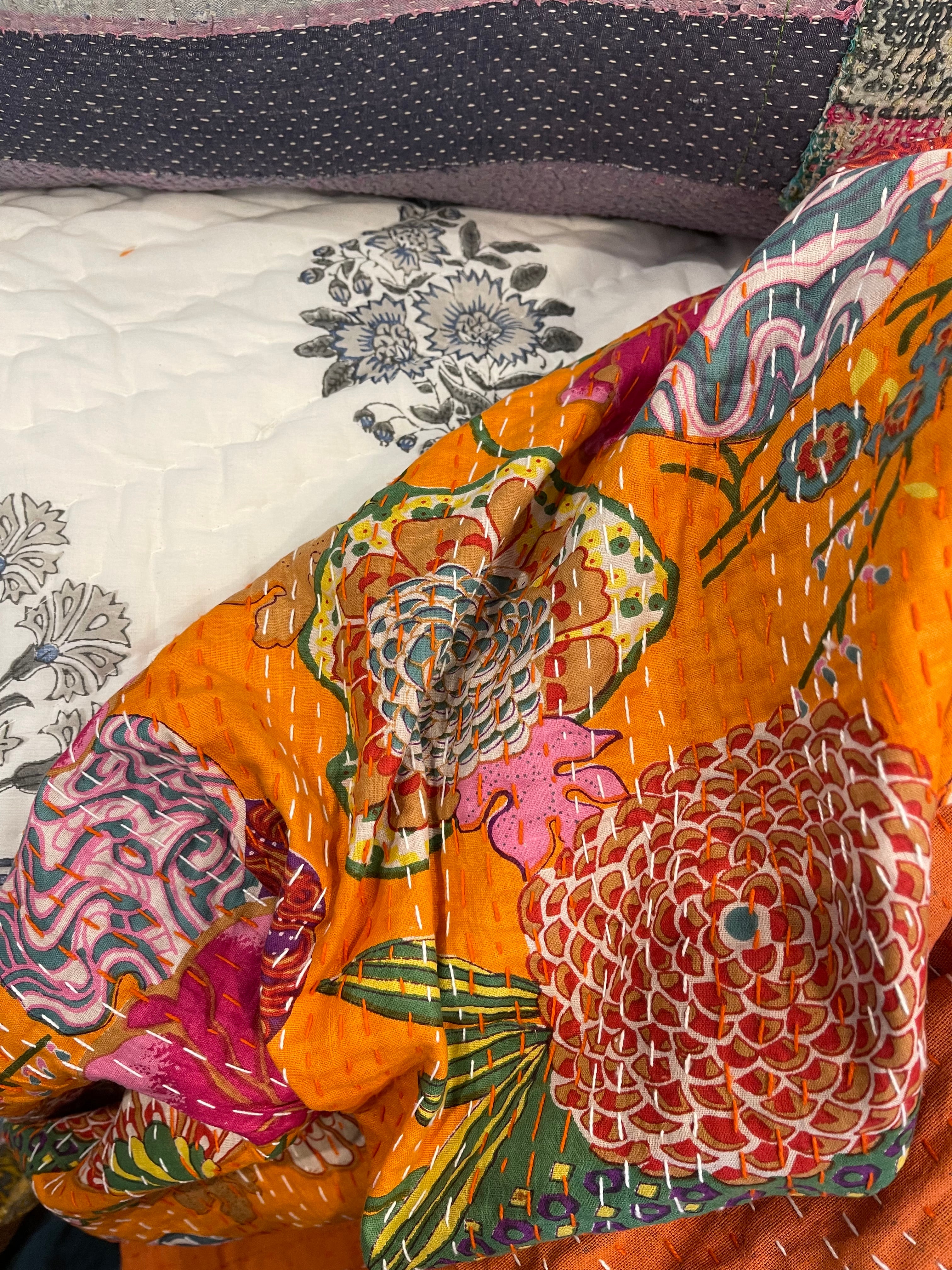 KANTHA - Chrysanthemum TANGERINE