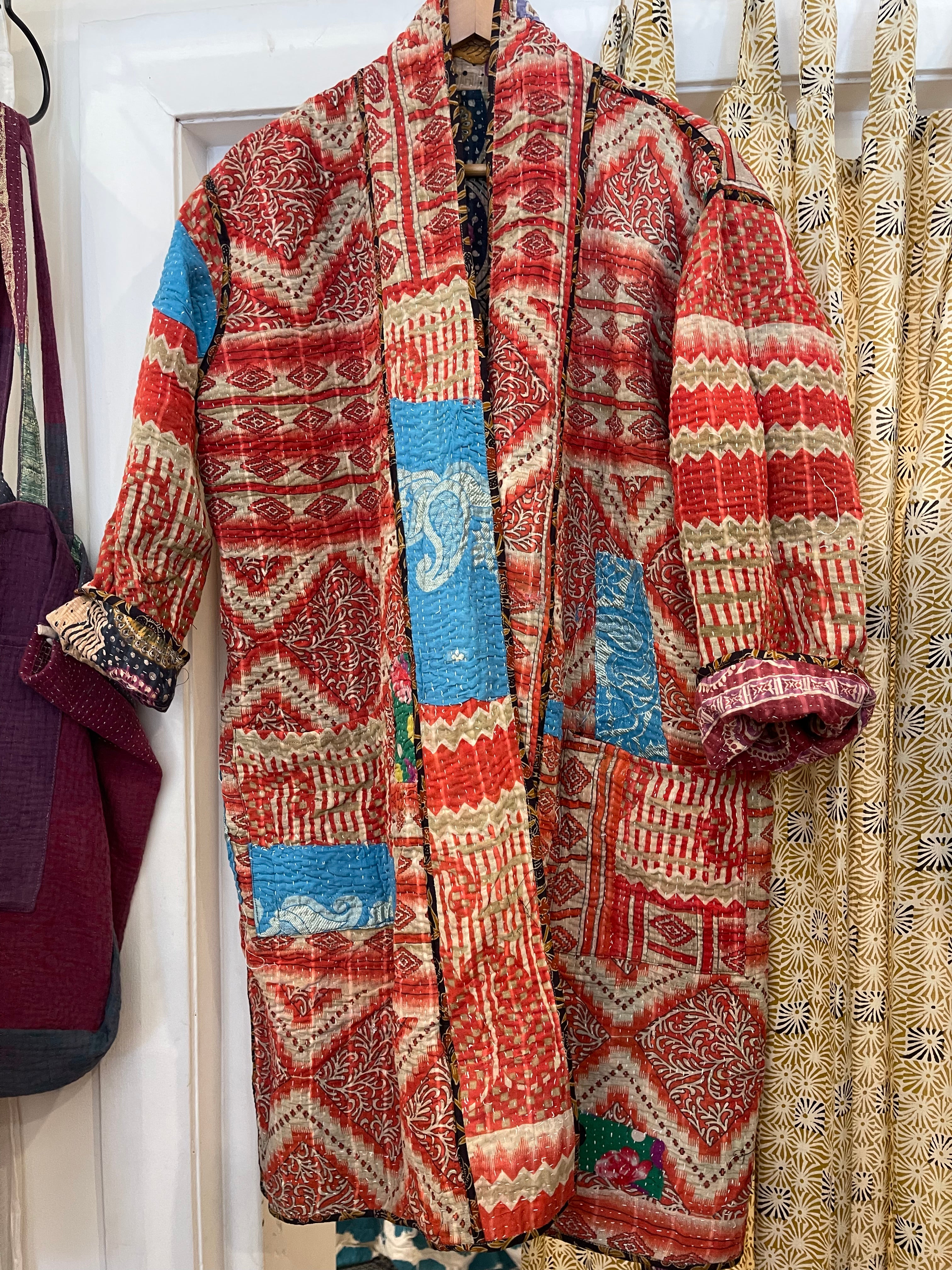 Vintage Kantha Jacket - DESERT FLORA