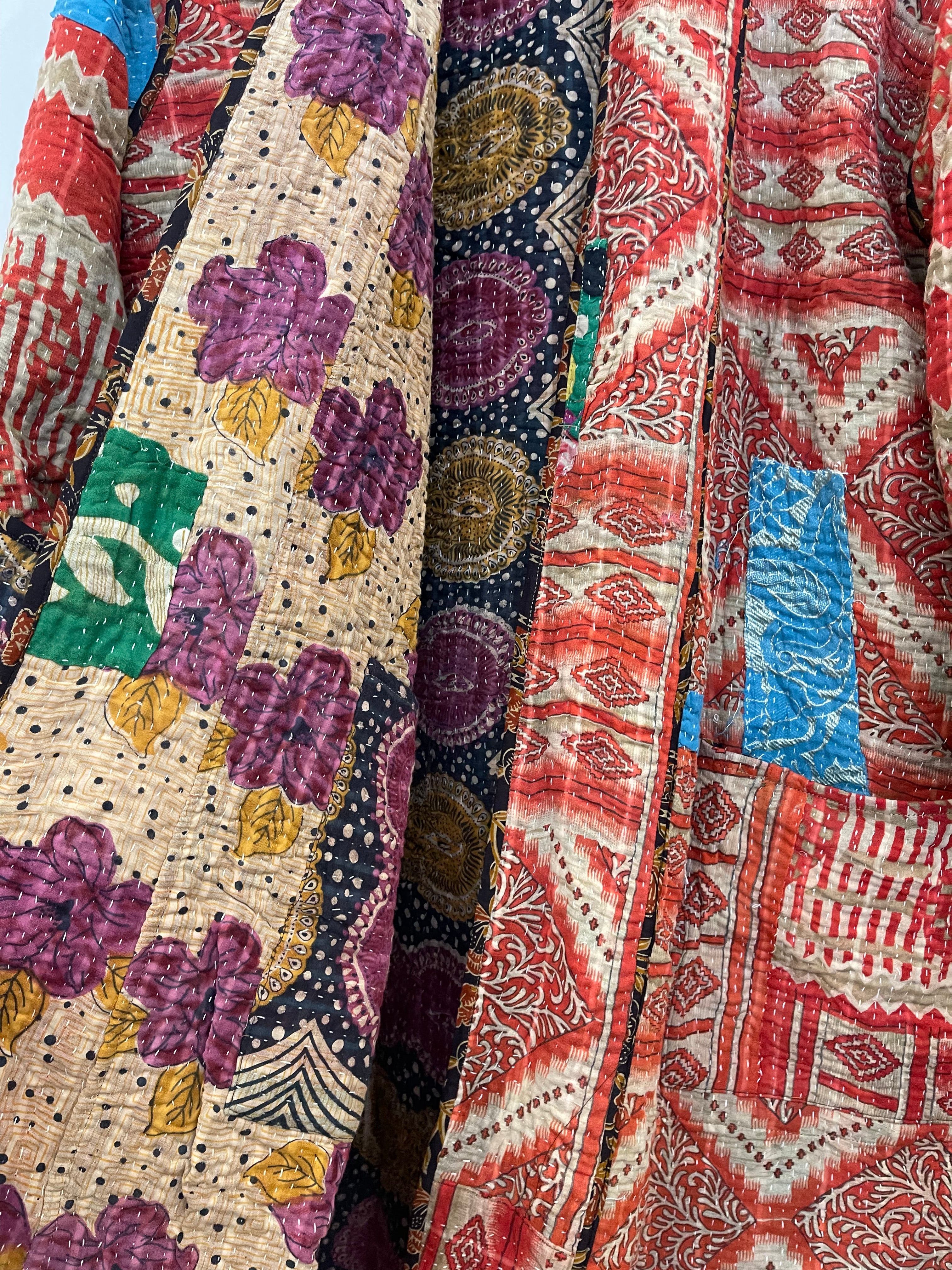 Vintage Kantha Jacket - DESERT FLORA