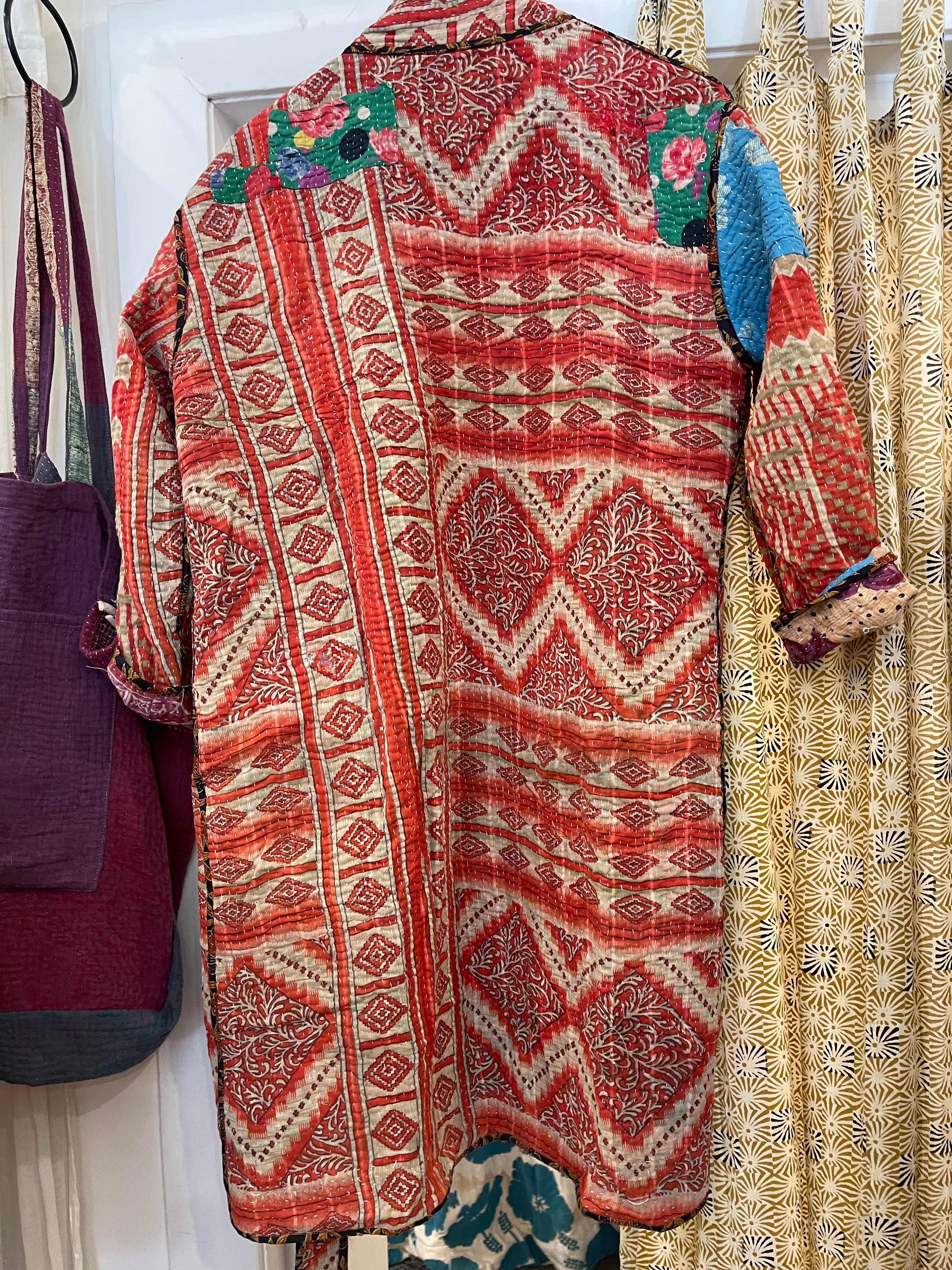 Vintage Kantha Jacket - DESERT FLORA