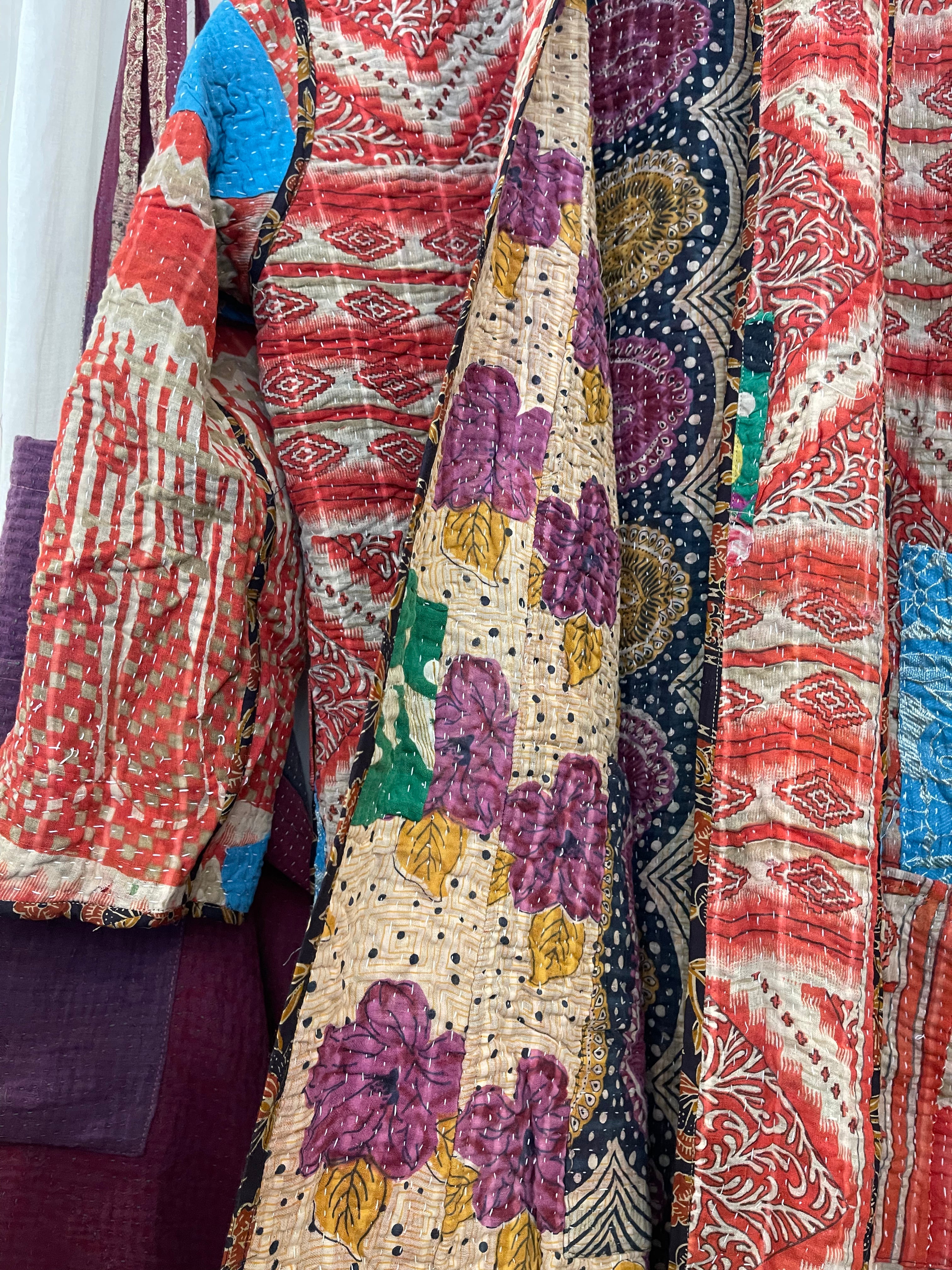 Vintage Kantha Jacket - DESERT FLORA