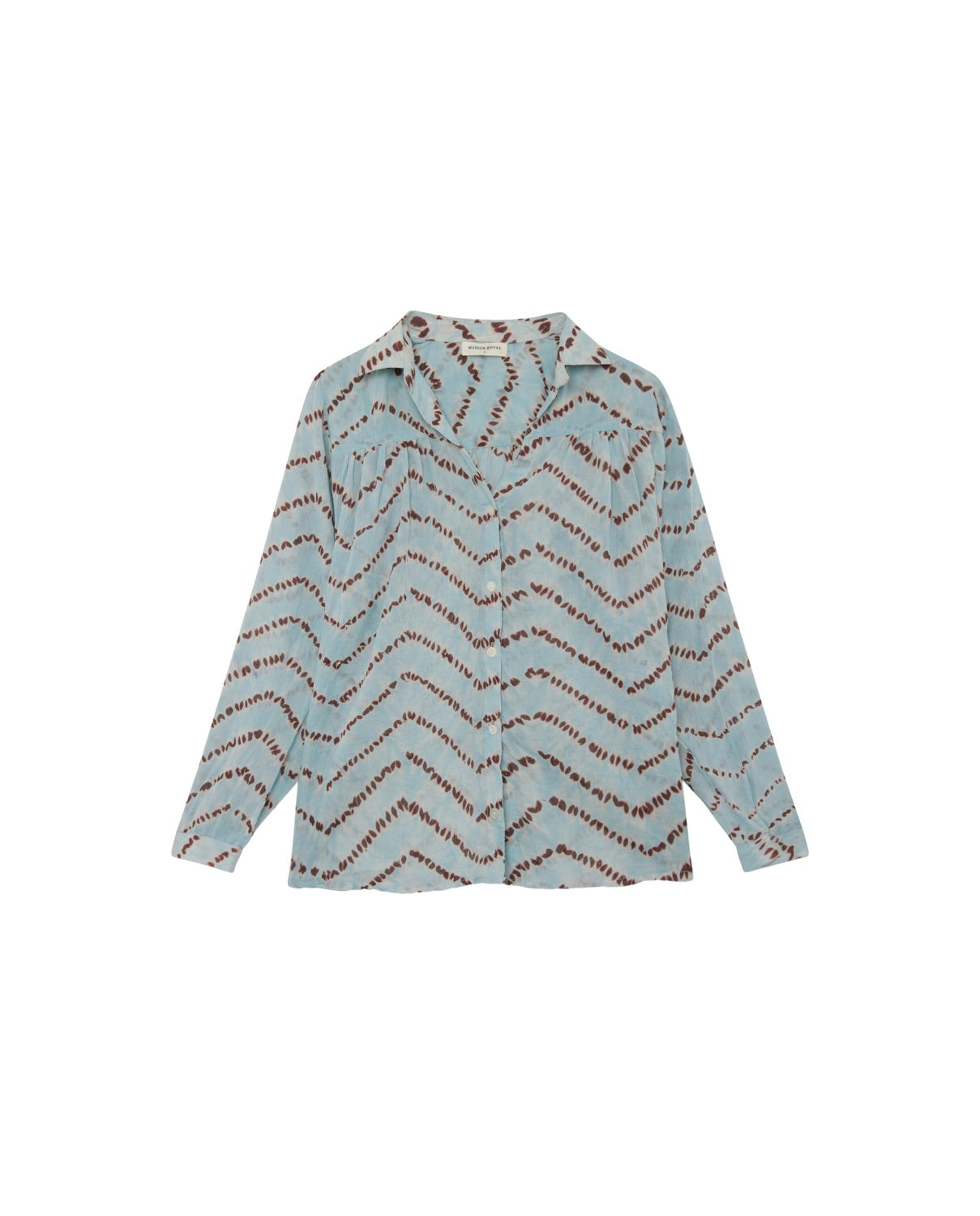 Karla  Blouse - Woodstock Celeste