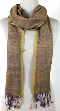 Eri Peace Silk Muffler - Marigold Sand