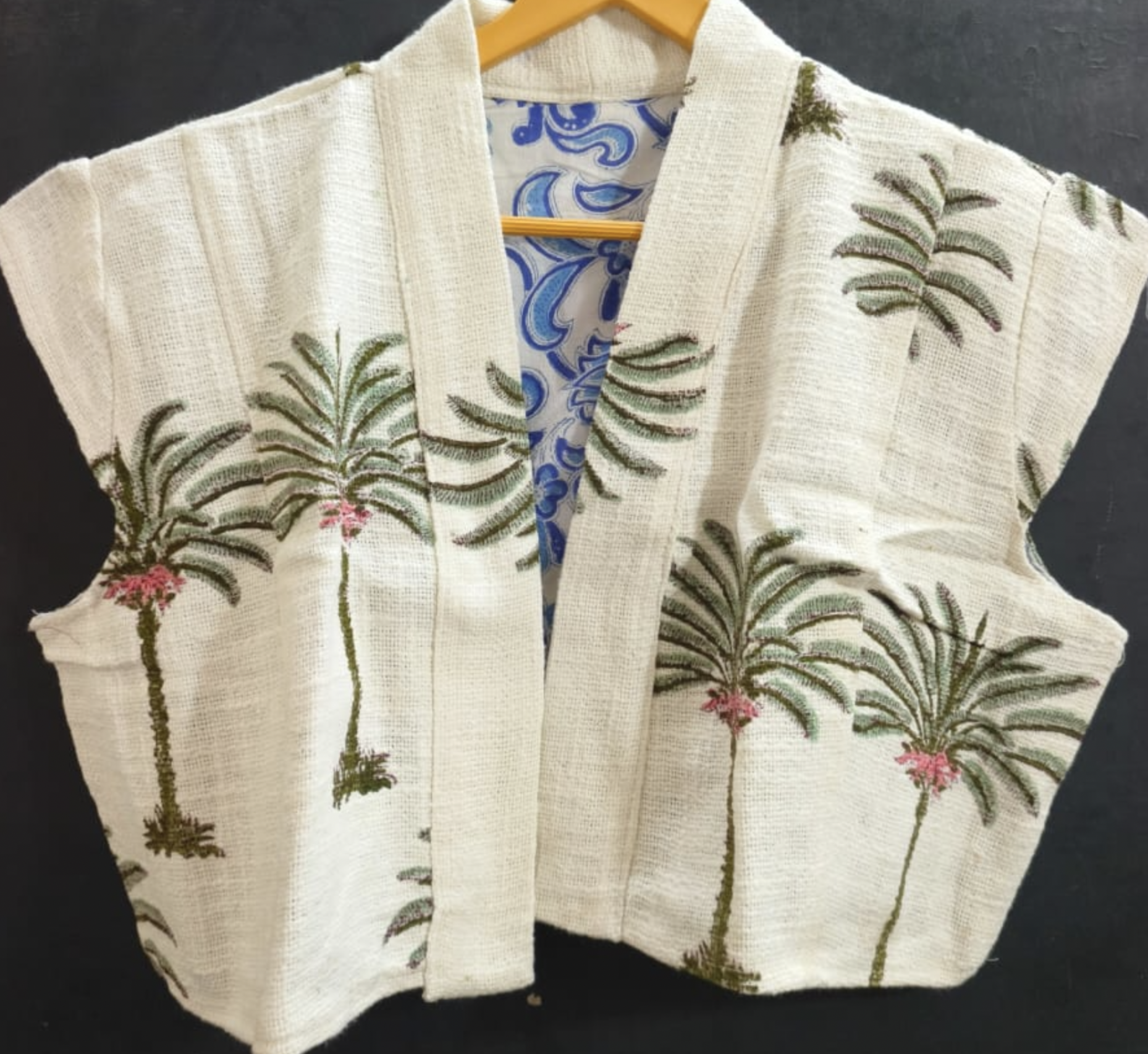 Capped Sleeve Top - Cotton Palm