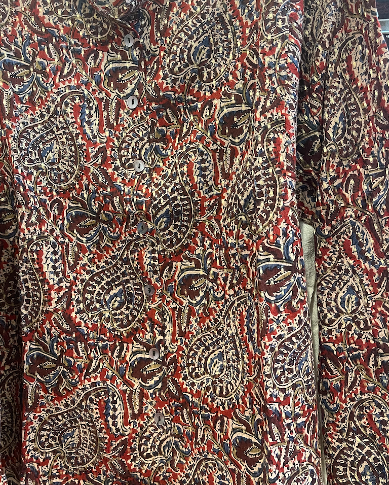 MARILYN BLOUSE - Burnt Russet