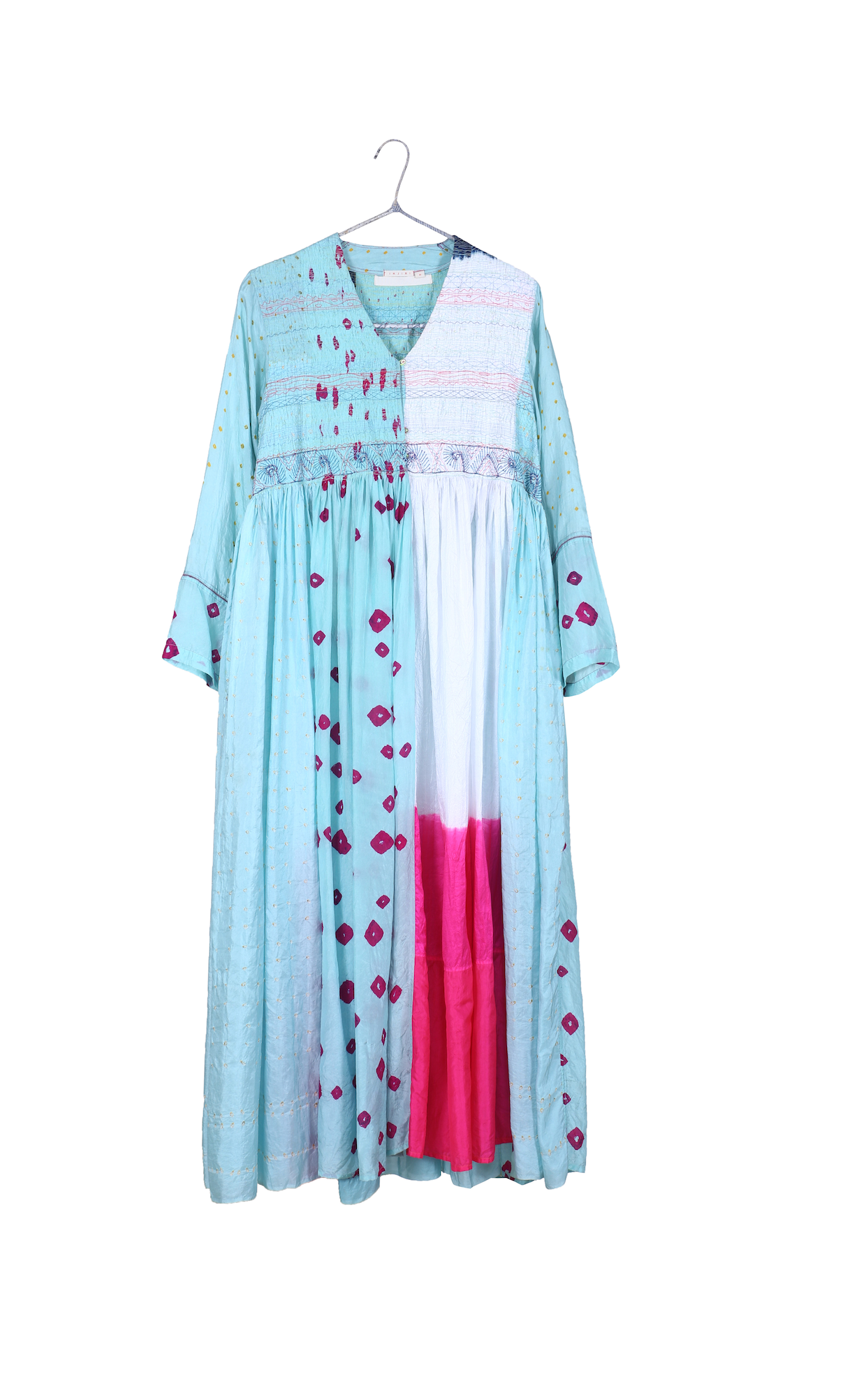 INJIRI JODHPUR 25 - Silk Bandhani Dress