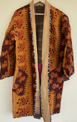 Vintage Kantha Jacket - RICH AUTUMN