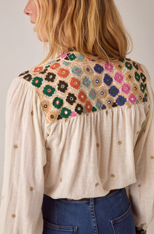 UDAIPUR CLEO BLOUSE - Off White