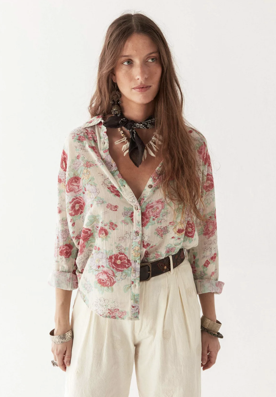 Georgia Blouse - Candy Roses