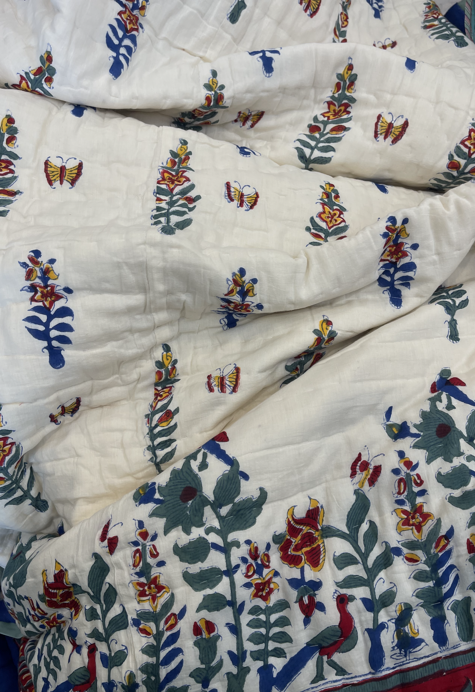 Jaipuri Cotton Quilt - Meadow