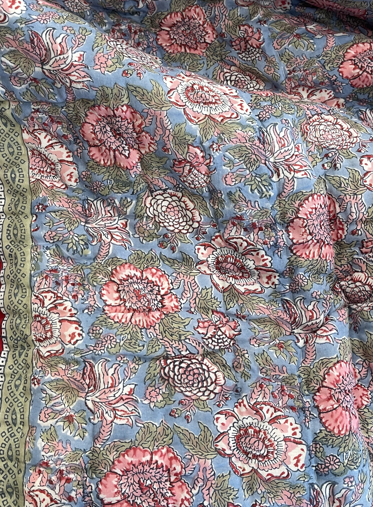Jaipuri Cotton Quilt - Summer Garden