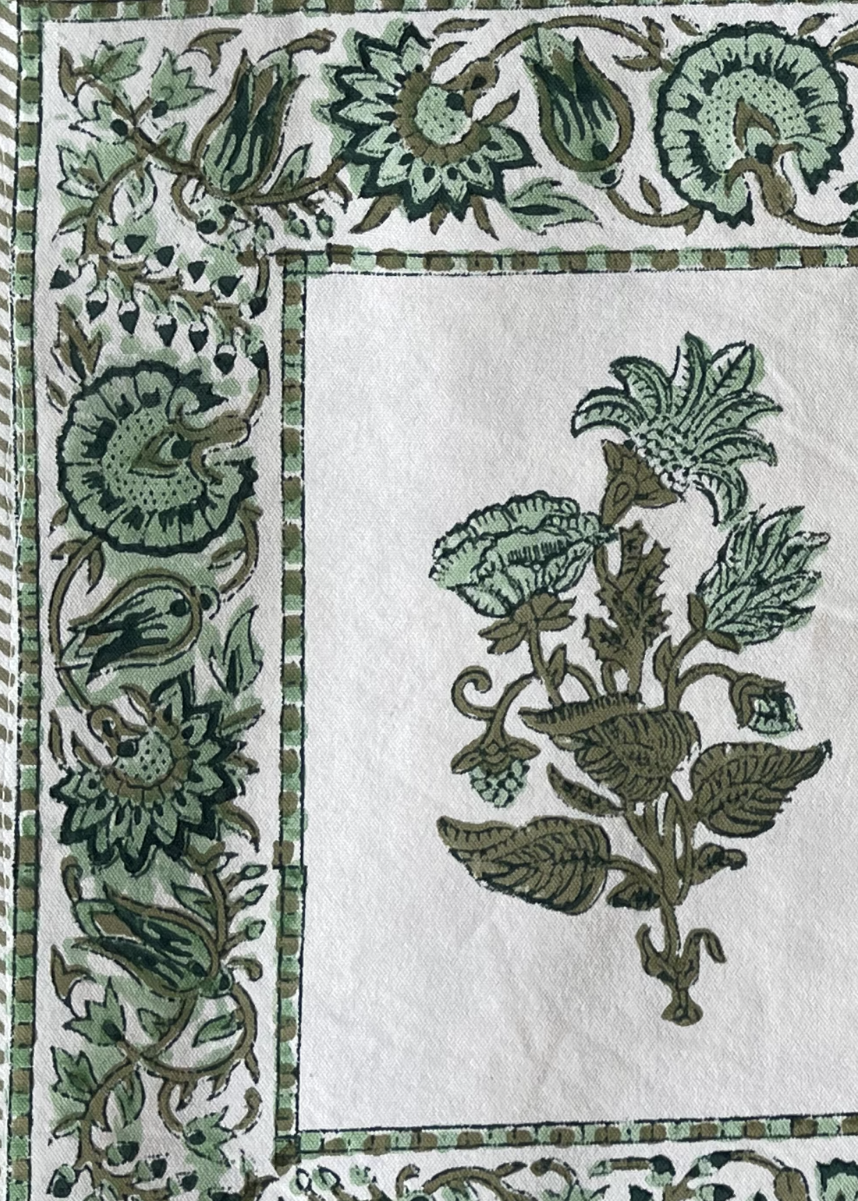 TABLE MATS - Jade Green Floral