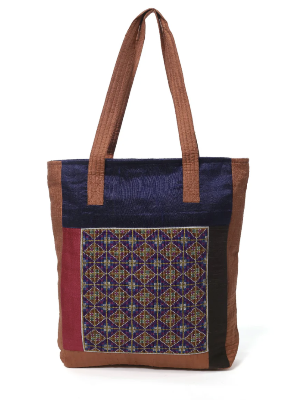 Embroidered JAT TOTE - MIdnight