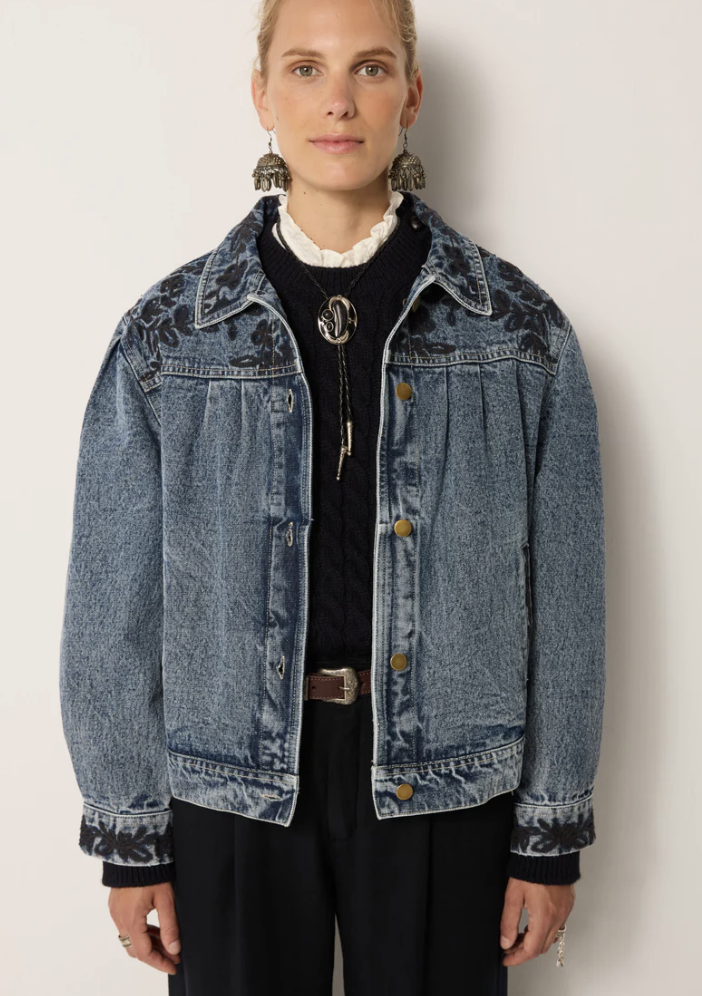 WESLEY JACKET - Western blue