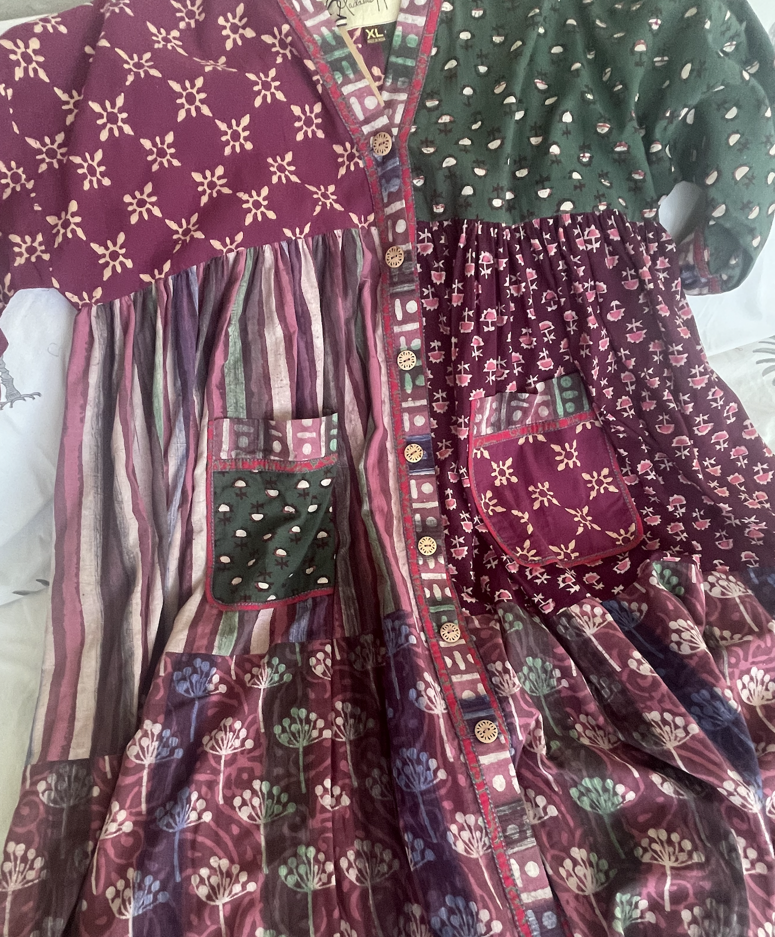 KAFTAN DRESS - Autumn Forest