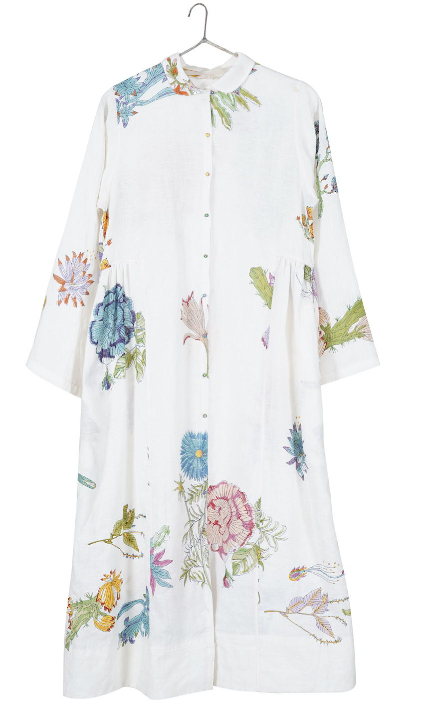 Herbarium 33  Linen Jacket - SUMMER BOTANICALS
