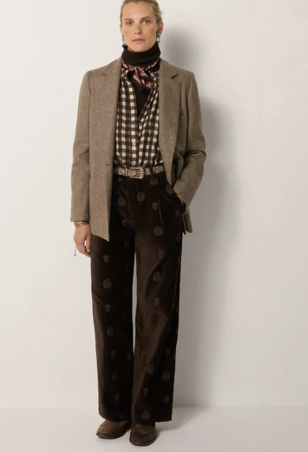 JACKIE BLAZER - WALNUT