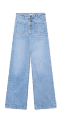 DENIM CHARLIE PANT - Bleach BLue