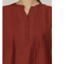 RENA DRESS - Rust