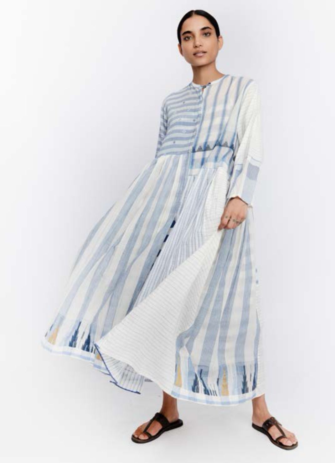 AMBER 27 - Light Indigo Dress