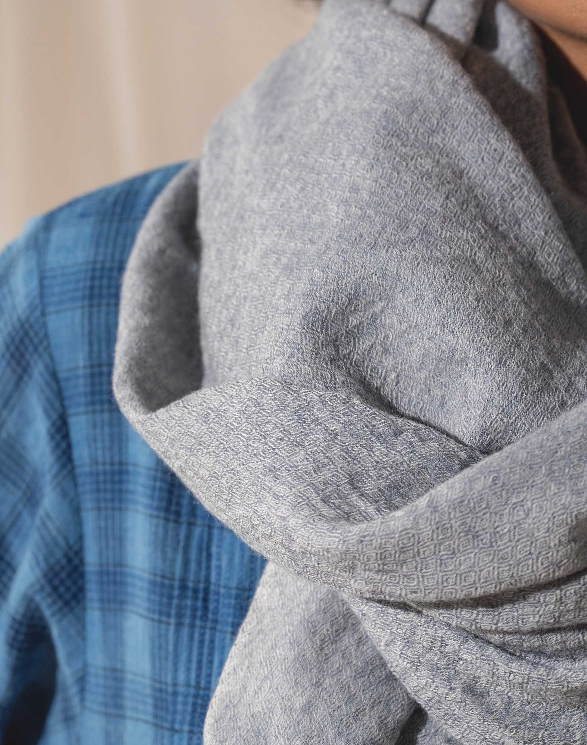WOOLLEN SCARF - Mist
