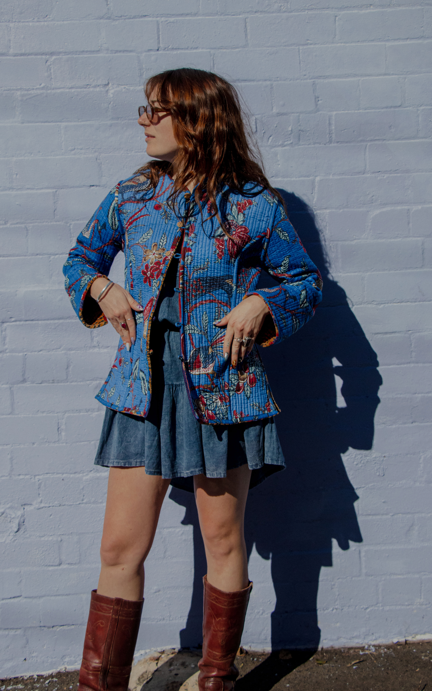Velvet Stripe Jacket - Climbing Tiger Moonlight