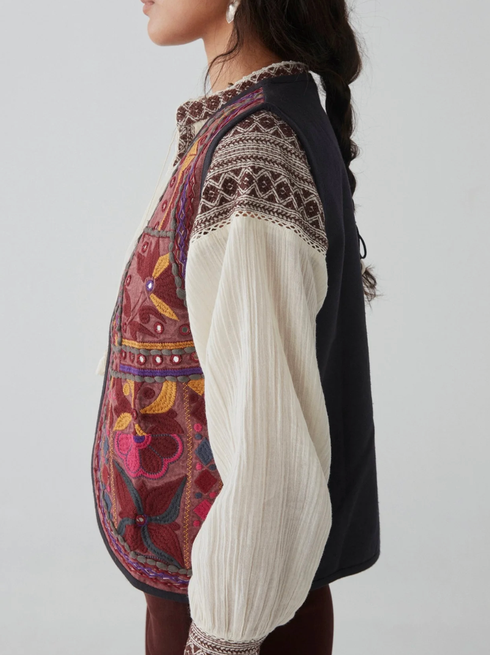 Payal Vest - Pushkar Grape