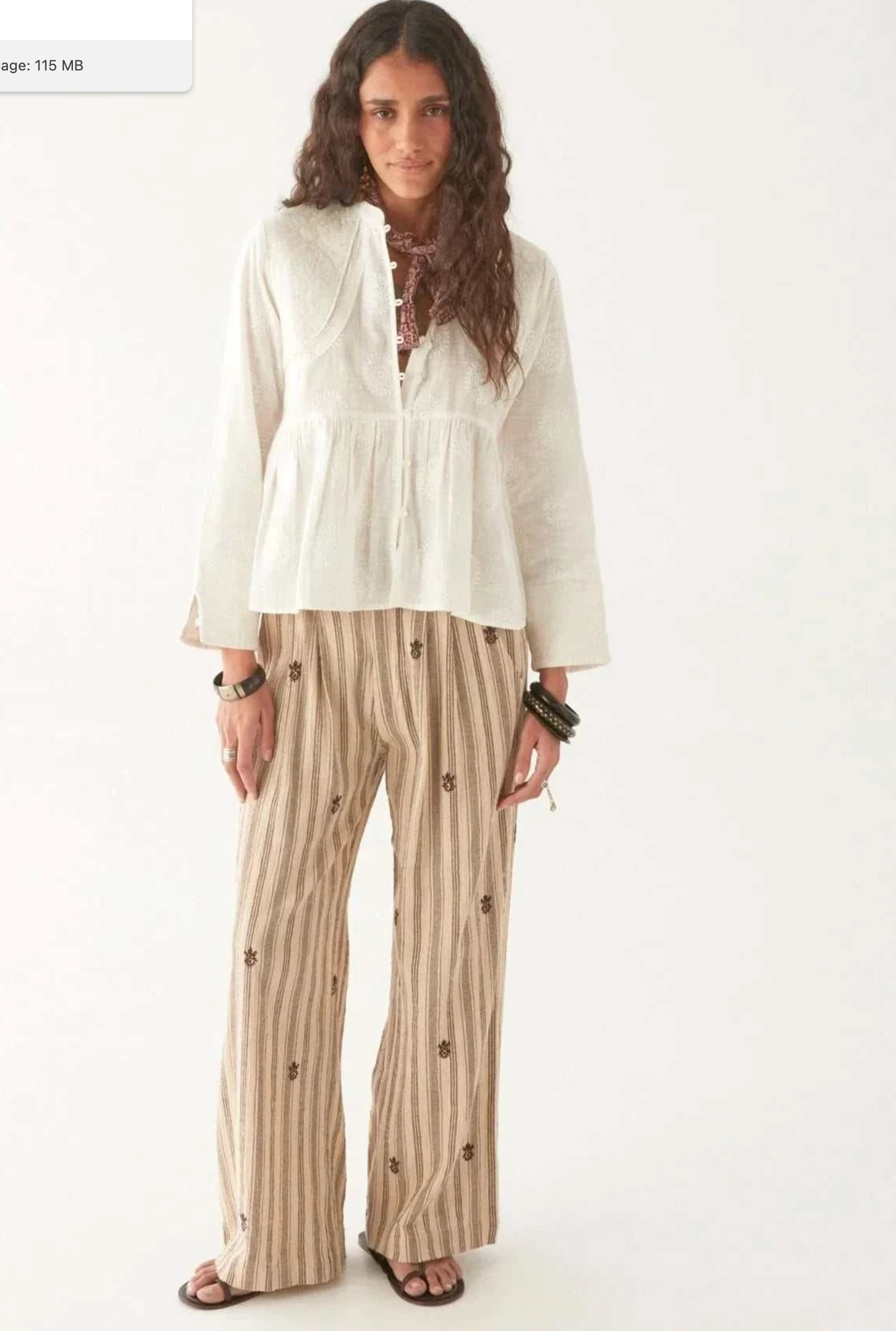 Ariana Blouse - Ivory