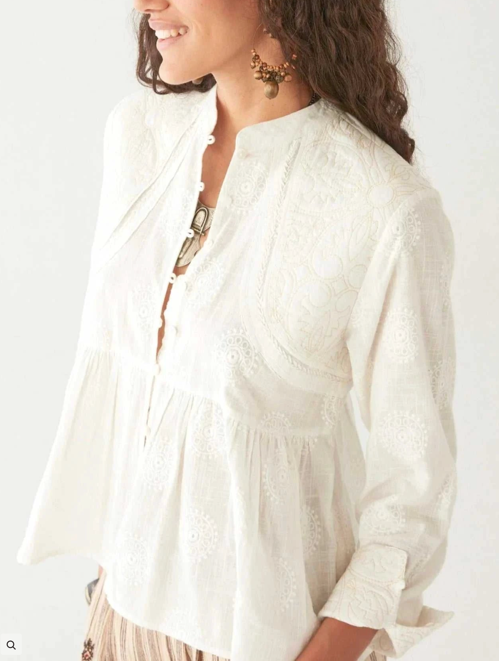 Ariana Blouse - Ivory