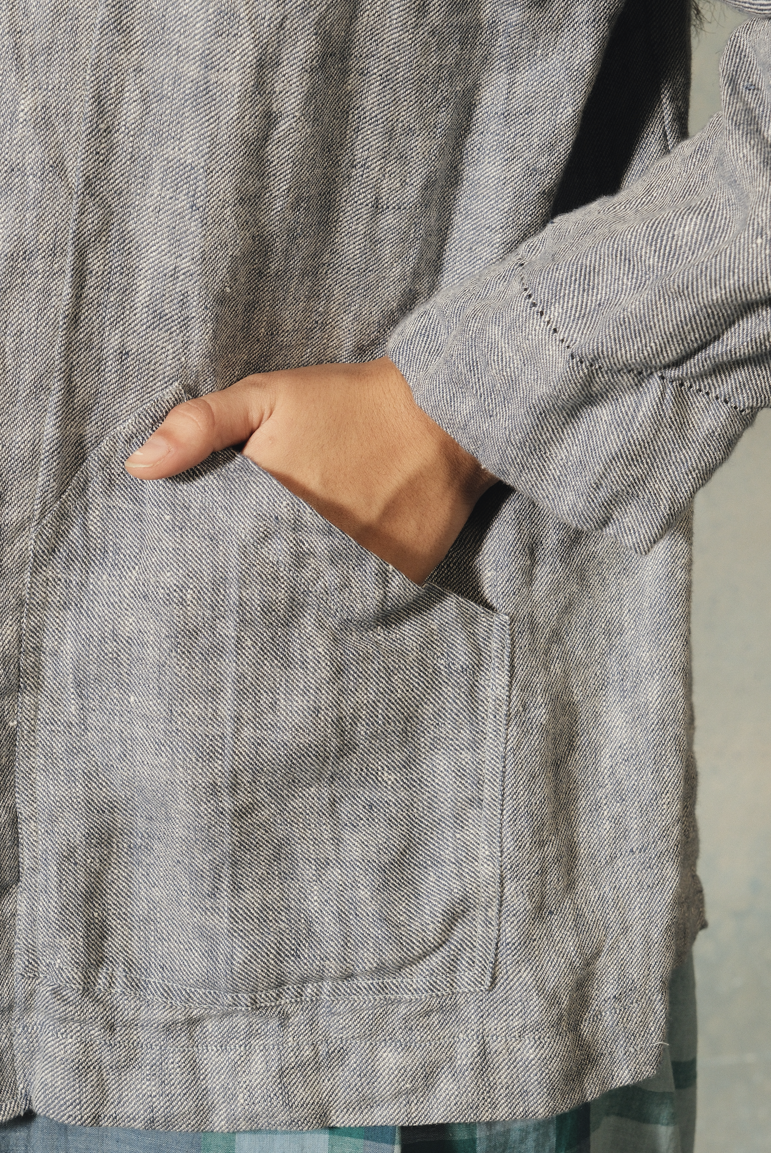 VAARUNI Jacket - Denim  Blue