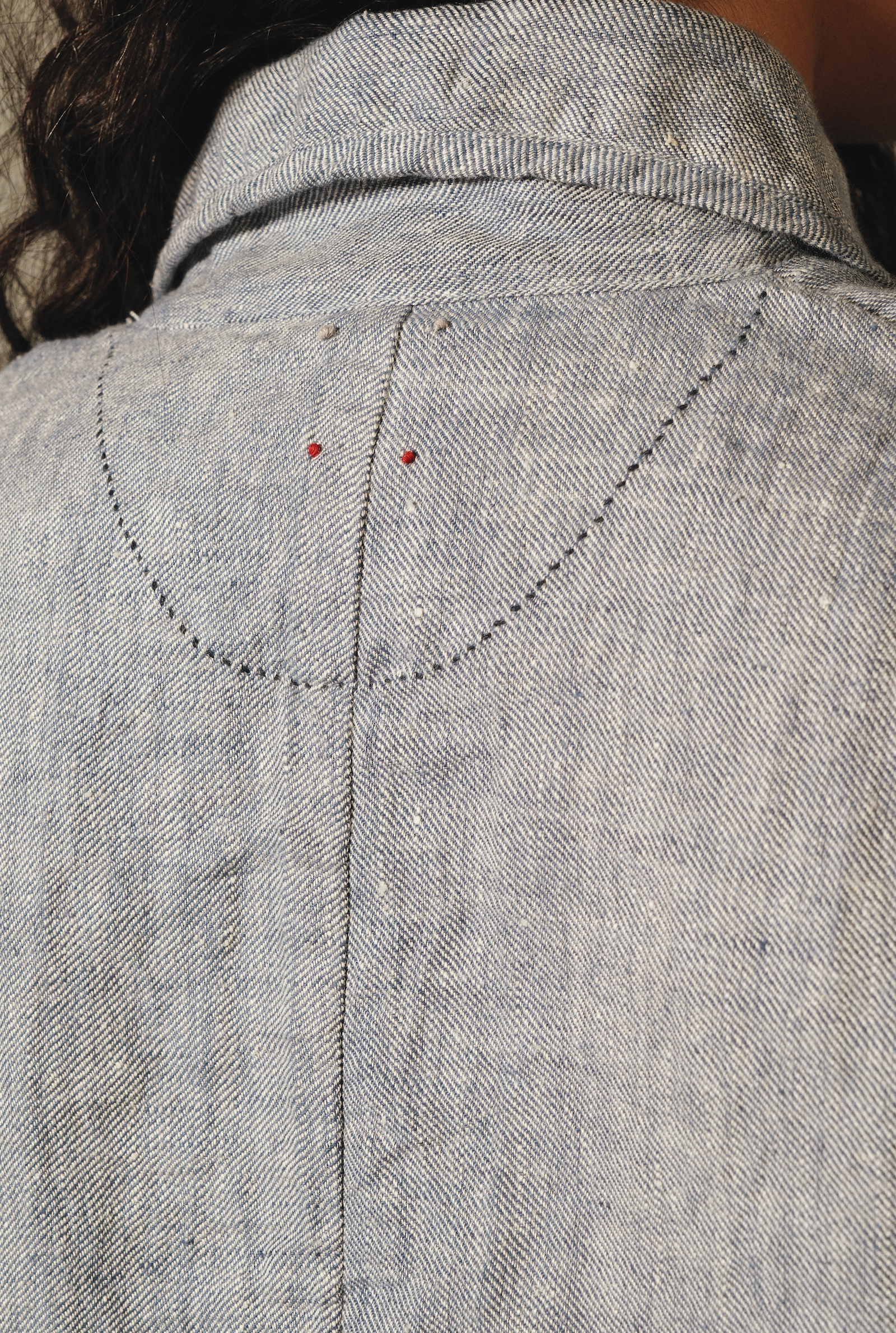 VAARUNI Jacket - Denim  Blue