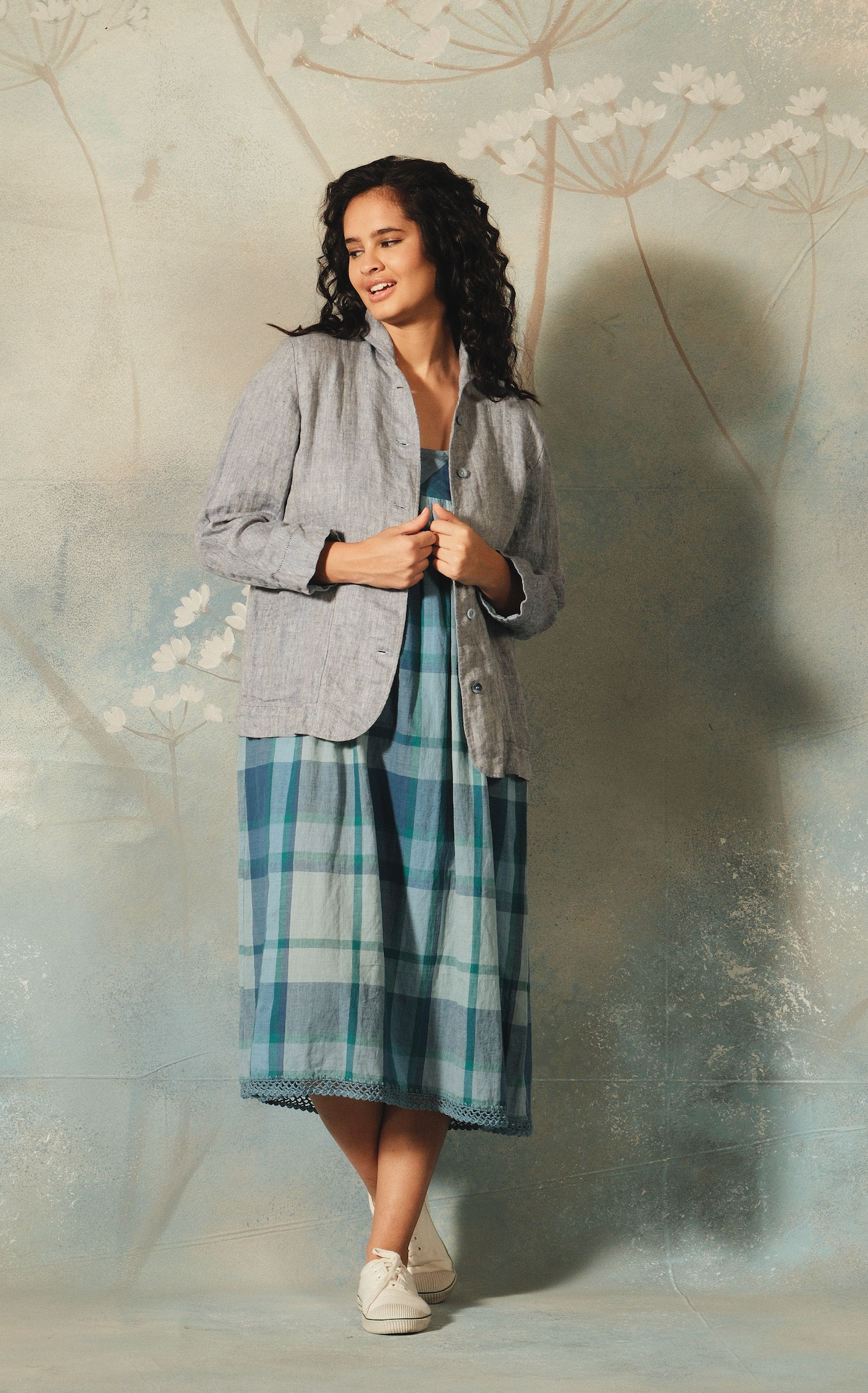 VAARUNI Jacket - Denim  Blue