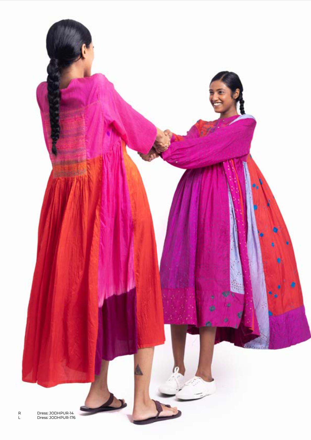 JODHPUR 14 - Silk Bandhani Dress