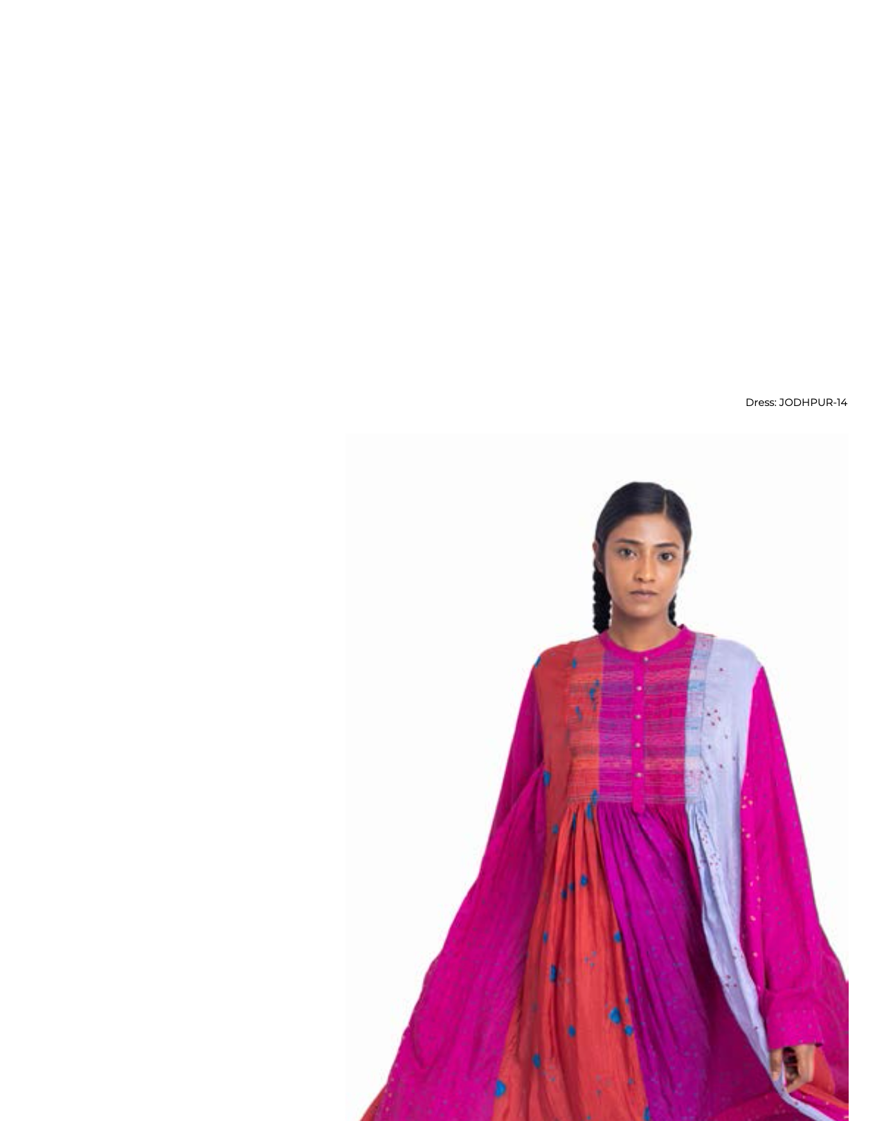 JODHPUR 14 - Silk Bandhani Dress