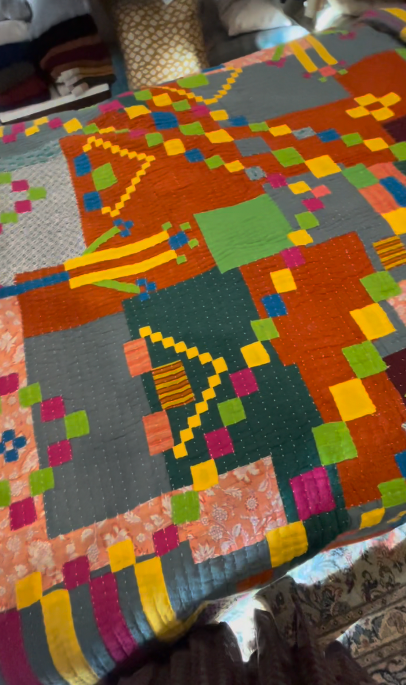 SIDDI KAWANDI QUILT - Reflected LIght