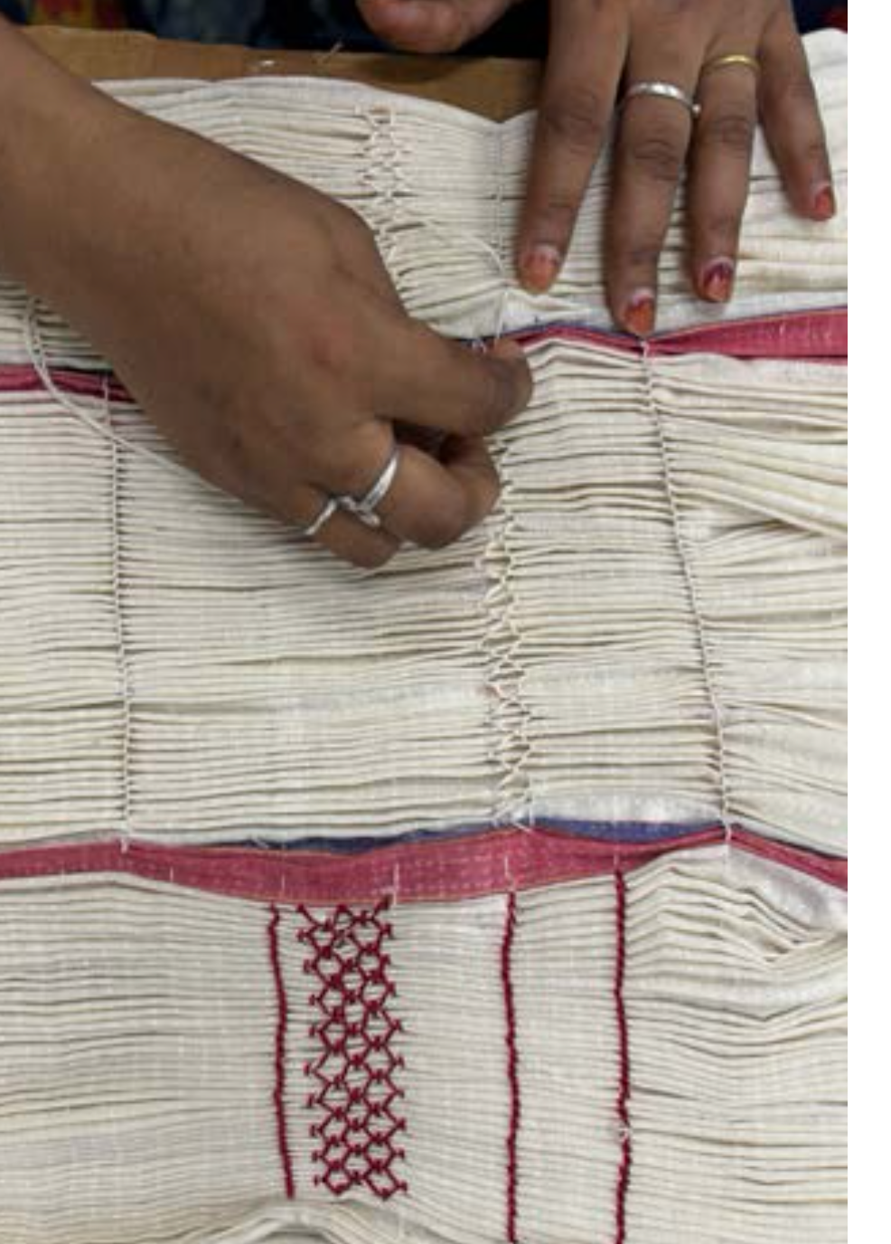 Herbarium 70 Cotton Stripe Dress - INDIGO SMOCK