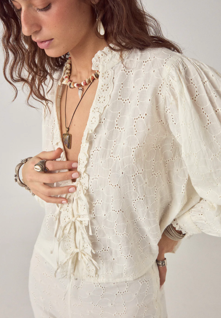 GABRIELA BLOUSE - White BIlbao
