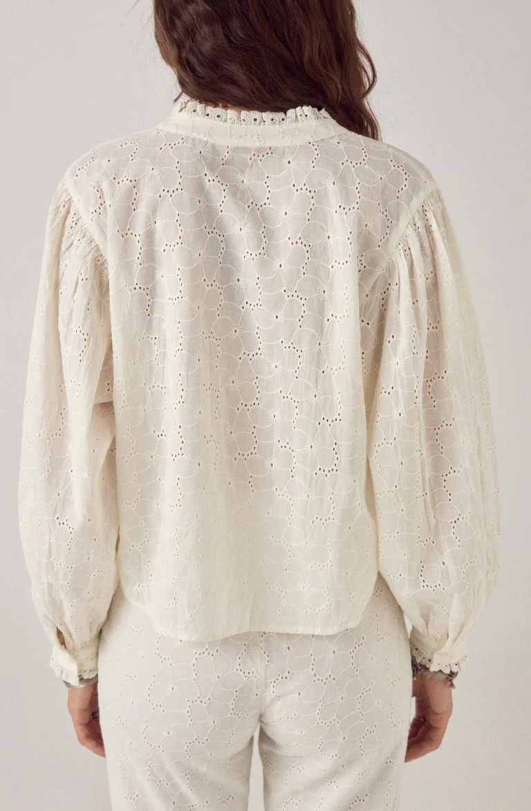 IRENE BLOUSE - Chalk