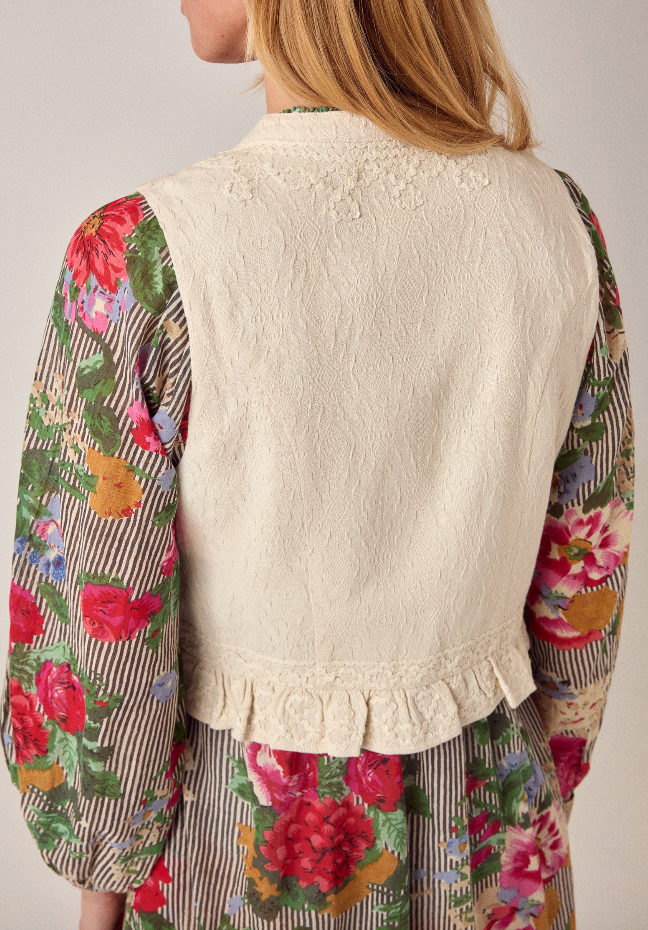 THALIA VEST - Meringue