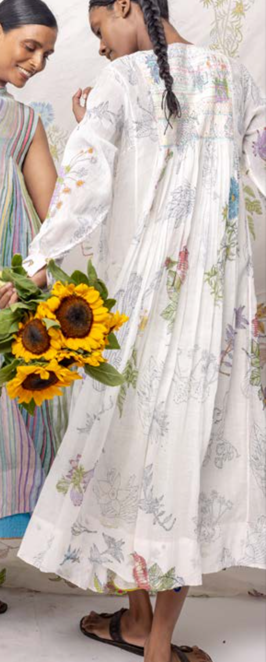Herbarium 24 Cotton Dress - Summer Floral