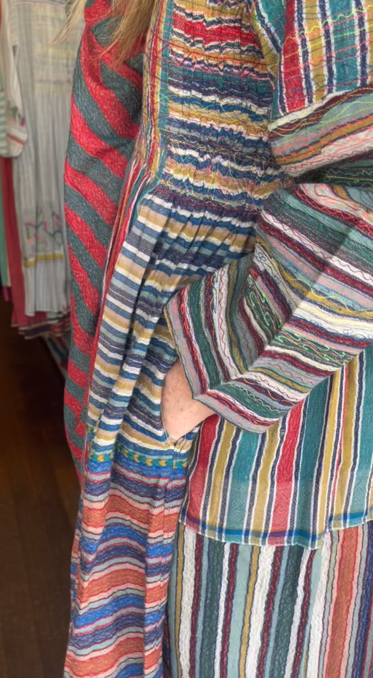 Bhujodi Wool Jacket - BORO Stripes