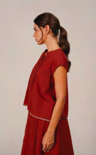 ELSA Cotton TOP  -  Rust