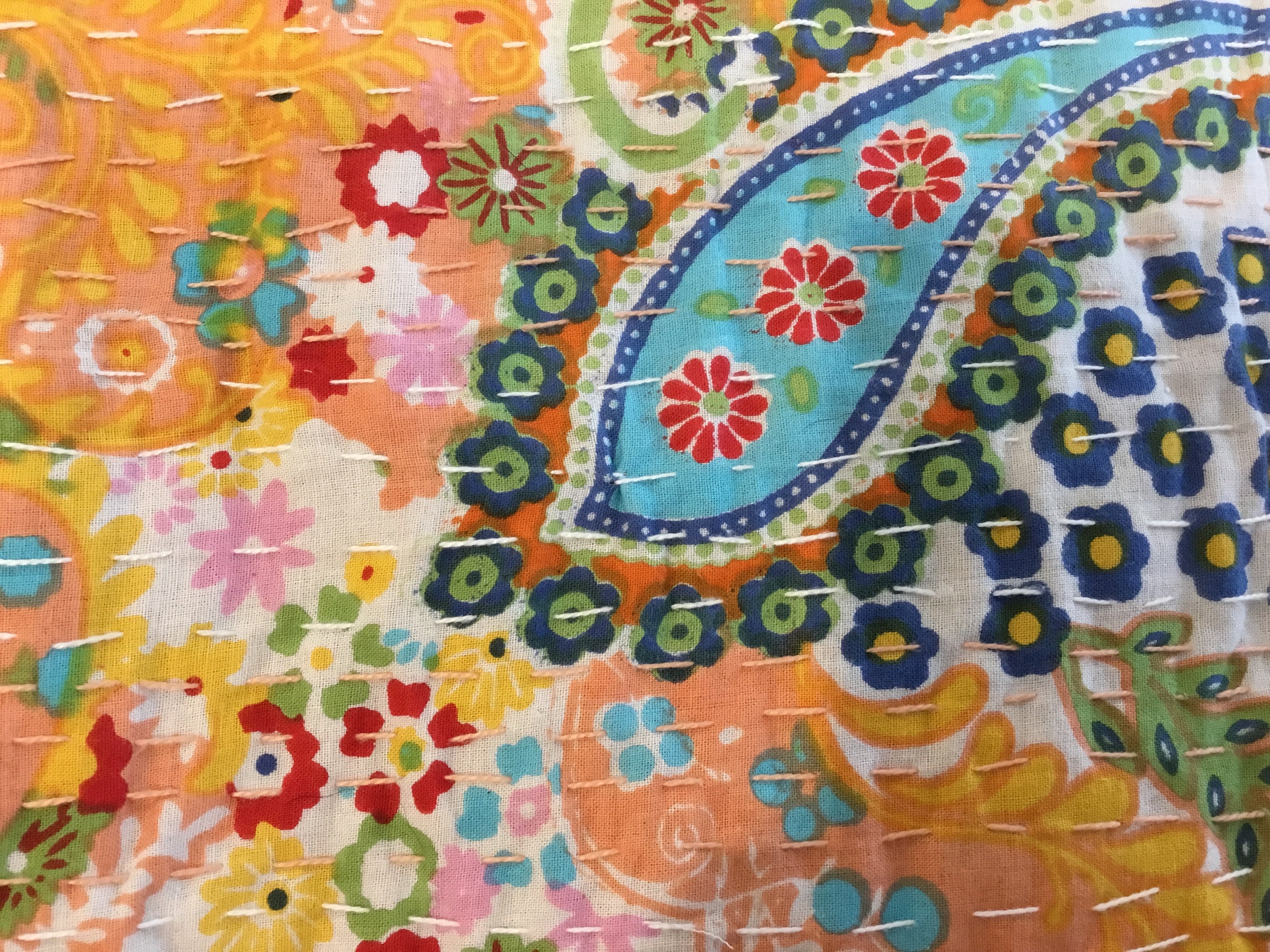 KANTHA - Paisley APRICOT