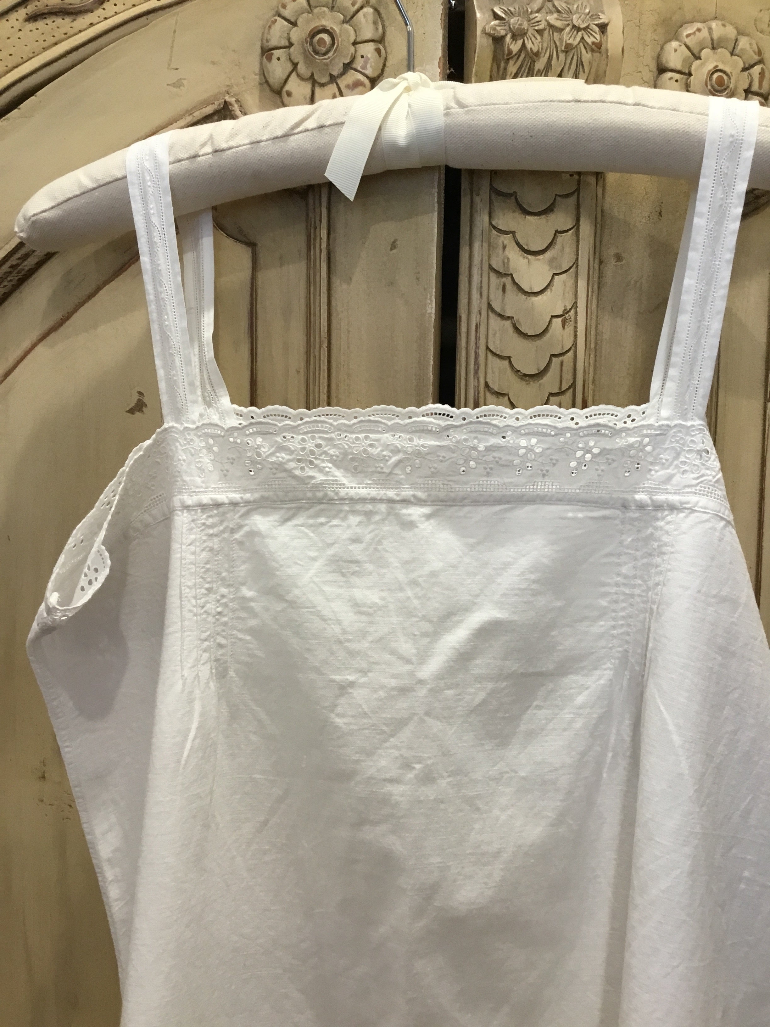 Vintage French Linen Slip - Petite Fleur