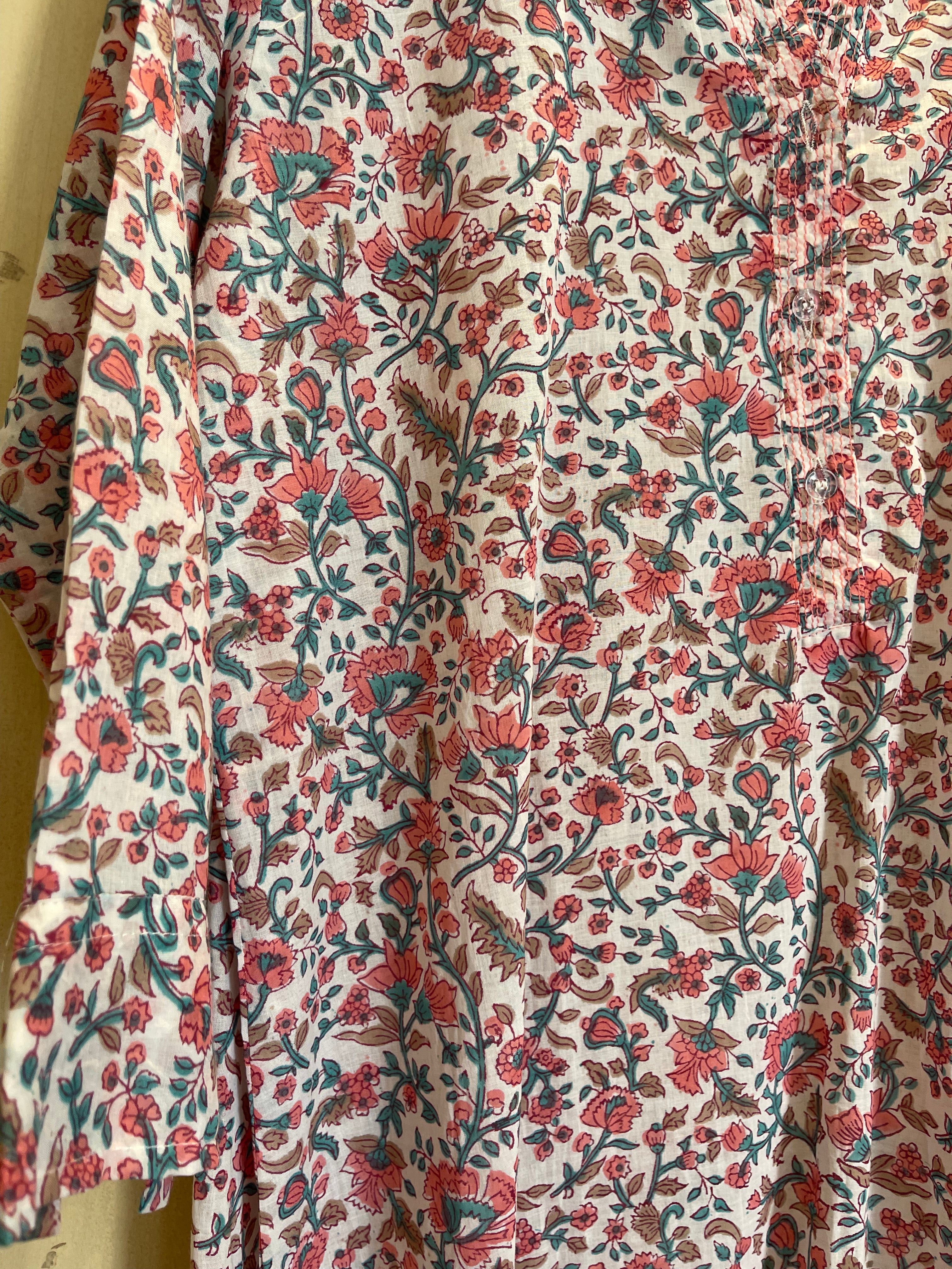 SANDALWOOD SHIRT - LIBERTY FLORAL HEATH