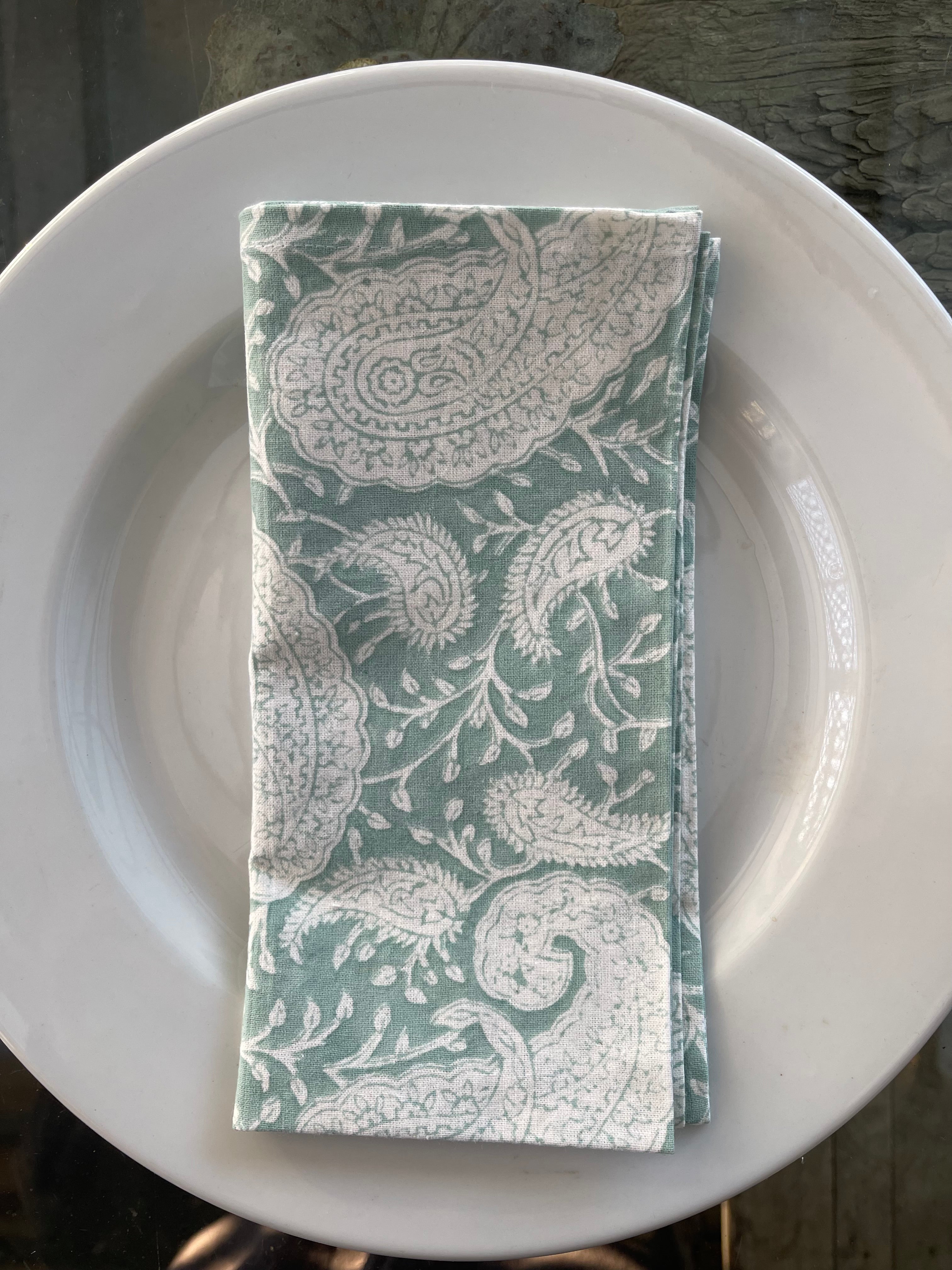 Napkins - Dove Paisley